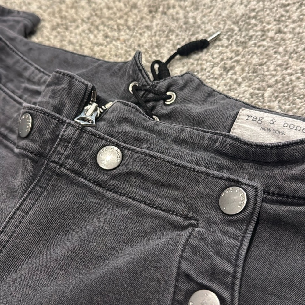 Rag & Bone Gray Penton Sailor Pants